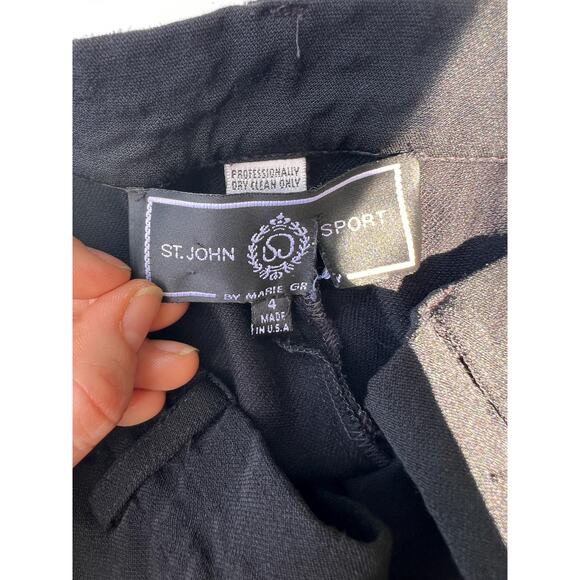 Vintage St. John Sport Black Tailored Pants- Size 4 - Picture 6 of 6